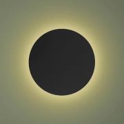 Seinävalaisin Lunia New, musta, Ø 40 cm