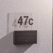 Paulmann Neda -LED-talonnumerovalaisin, solar