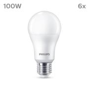 Philips LED-lamppu E27 13W 1521lm 4000K matta 6kpl