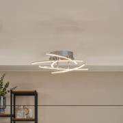 Lindby Flakira LED-kattovalaisin, 5 valoa, kromi