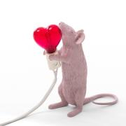 LED-koristepöytävalo Mouse Lamp USB Valentine valk