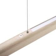 HerzBlut Arco LED-ripustusvalaisin saarni tammi valkoinen 130cm