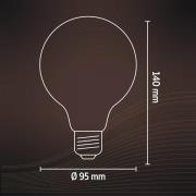 Calex E27 G95 4,5W LED-filamentti kulta 821 him.