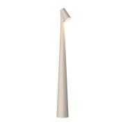 Vibia LED-akkupöytävalaisin Africa, korkeus 45 cm, vaaleanbeige