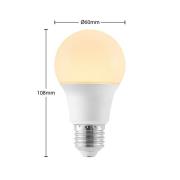 LED-lamppu E27 A60 4,9 W, 3 000 K, opaali, 10 kpl