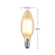 LED-lamppu E14 4W 2700K kynttilä himmen. matta, 5x