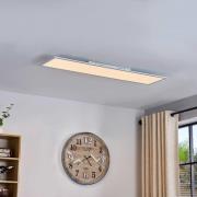 Lindby LED-paneeli Lamin, valkoinen, 120 cm, CCT, himmennettävä, kauko...
