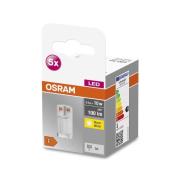 OSRAM Base PIN LED kaksikantainen G4 0,9W 100lm 5x