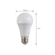 LED-lamppu, opaali, E27, A60, 4,3W, 2700K, 806 lumenia