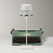 Zafferano Poldina nauha akkukäyttöinen pöytävalaisin IP65