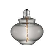 Lucande LED-kellolamppu, E27 4W, Ø 16 cm, 1800K, savu