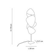 MARKET SET Lattiavalaisin Screen, paperi, valkoinen, 179 cm  korkea