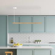 Aluminor Linha LED-riippuvalaisin, pyökkipuu, 100 cm