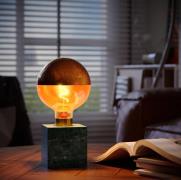 Calex Square Marble pöytävalaisin, vihreä