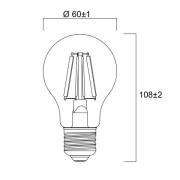 Sylvania E27 filamentti LED-lamppu 2,3W 2700K