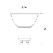 Sylvania-LED-heijastin GU10 2,2W 4000K 350 lm