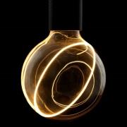 SEGULA LED Illusion G125 E27 5W Diagonaalinen kirkas/savu