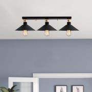 Kattovalaisin Berceste N-660 3-valo Ø24cm musta