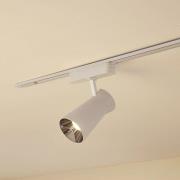 Lindby LED-valonheitin 48 V Lumaro, valkoinen, Ø7cm, muovia, himmennet...