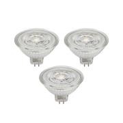 Prios LED-heijastin GU5.3 4.9W 500lm 36° kirkas 830 3 kpl sarja