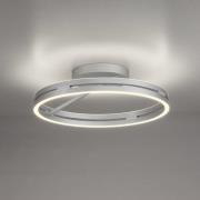 PURE LED-kattovalaisin Loop, alumiini, metalli, Ø 60 cm CCT