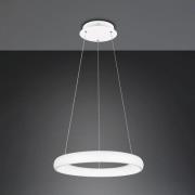 LED-riippuvalaisin Cardona, Ø 62 cm, valkoinen, CCT, metallia