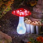 Magic Mushroom LED-aurinkoenergian maadoituspiikki, 3 kpl,