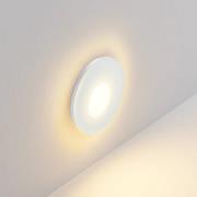 Molto Luce LED uppoasennusvalaisin Wall 68R lasi IP44 RD, valkoinen. C...