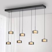 Paul Neuhaus LED-riippuvalaisin Rika, 135 cm, lasi, himmennettävä