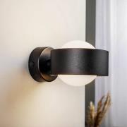 Mado seinävalaisin, teräs, musta, 1-lamppuinen