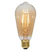 E27-LED-filamenttilamppu 0,75W 2 000 K lasi amber