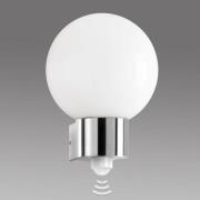 Ulkopuolinen seinävalaisin Kekoa, lasi, ruostumaton teräs, anturi, Ø 2...