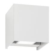 LED-ulkoseinävalaisin 9033 up/down, valkoinen