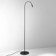Egger DLS LED-lattiavalaisin Zooom, joustovarsi, musta