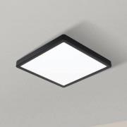 LED kattovalaisin Fueva 5, IP20 musta 21x21cm