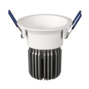 LED-valaisin Toodle pyöreä symmetrinen valkoinen