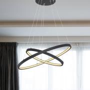 LED-riippuvalaisin Ralph, 2-lamppuinen, musta