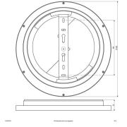 EVN ALR -LED-paneeli valkoinen 15W Ø30 cm, 4 000 K