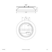 EVN Catino LED-kattovalaisin, tunnistin, 30 cm