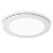 LED-kattouppovalaisin Groove round 3 000 K, 22,7cm