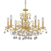 KOLARZ Carmen, kulta, 8-lamppuinen, Ø 70 cm