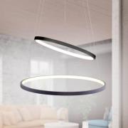 Circle LED-riippuvalaisin, antrasiitti, kaksivaloinen versio