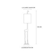 Extravaganza Miss Tall lattiavalaisin, matta kultainen