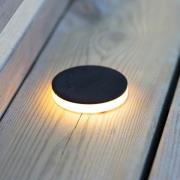 Garden 24 Decklight musta 3W sivussa Ø6cm