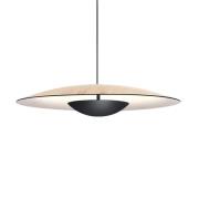 MARSET Ginger LED-riippuvalaisin triac Ø32cm tammi/valkoinen