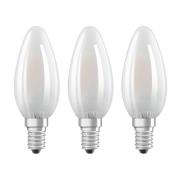 OSRAM-LED-kynttilä E14 Classic B 4W 2.700K 3 kpl