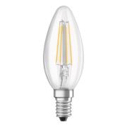 OSRAM-LED-kynttilä, E14 4W Classic B 2700 K kirkas