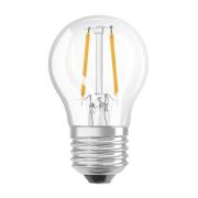 OSRAM-LED-golfpallolamppu E27 2,5W 827 kirkas