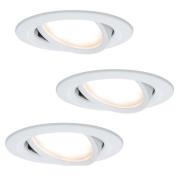 3 kpl LED-uppovalaisin Coin Slim, valkoinen, IP23