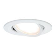 Paulmann spotti Nova Coin pyöreä, valkoinen